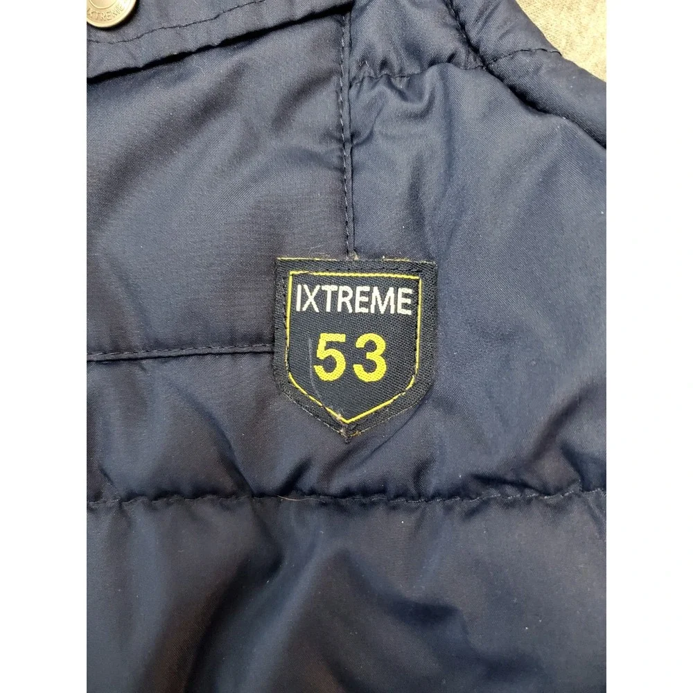 Xtreme ● Youth Blue And Green Vest‎ Jacket With Hood ● Size 14-16